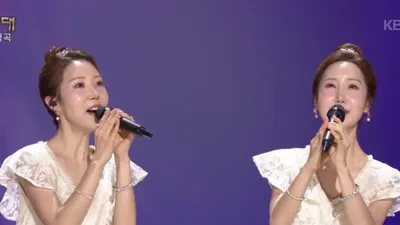 Wink performs 'Mapo Jongjeom' in pure white dress on Golden Oldies (TV program)