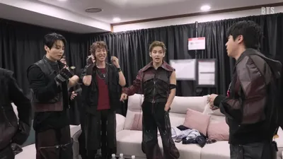 Sketch released showing behind-the-scenes footage of BTS's Busan World Tour 'ARIRANG' stage