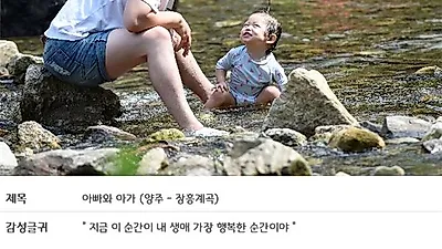 경기도, ‘청정계곡 감성인증 사진 공모전’ 수상작 발표