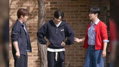 Kim Yong-bin, Son Bin-a y Chu Hyuk-jin, corren como el grupo '92z' en 'Stars' Top Recipe at Fun-Staurant'