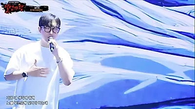 Singer Hwang In-wook showcases soulful vocals during his Judge performance on Dalmyeon Gawang
