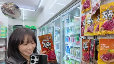 Korean Convenience Stores and Yongsan Desserts Enjoyed by Le Sserafim Members