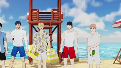 B:DAWN, Truth Game and Bare-handed Fishing at the Beach (Members' Secrets and Basketball Game)