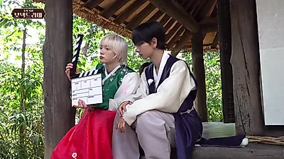 BOYNEXTDOOR, el detrás de cámaras de su videoclip ambientado en la era Joseon... "Un ataque de tigre me dio un infarto"