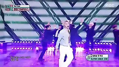 Hanbin proves unrivaled energy with 'No Fear,' dominating the Show! Music Core stage