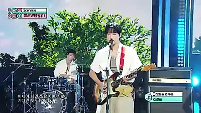 ONEWE proves their band sound with 'Scenario,' delivering a powerful performance on Show! Music Core