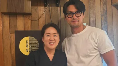 Hyun Bin captado en el set de grabación de YouTube 'Yunjumo' tras terminar sus vacaciones