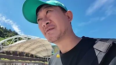 丽水向日庵登山路上的“心灵文句”:从坐禅台远眺大海,山下再吃一碗芥菜泡菜面