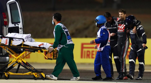 F1 머신 폭발 사고, 로만 그로장 무사히 빠져나와 (사진 2)