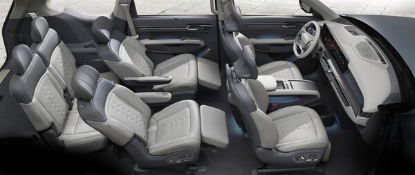 기아, The Kia EV9 기본 모델 내장(6인승 릴렉션)